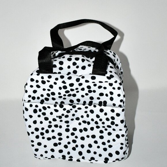 Polka Dot Lunch Bag Reusable Insulated Lunch Box, Thermal Lunch Tote, NWT  Color - Picture 1 of 5
